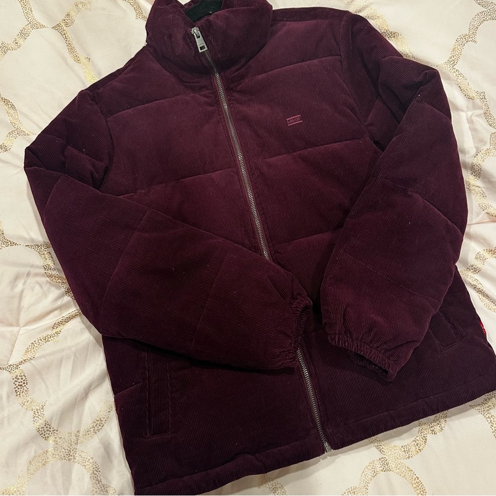 Levi's Burgundy Corduroy Jacket - Picture 4 of 5